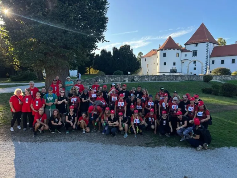 Participants and supporters from the 2025 event gathered in front of Varaždin Old Town